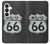 S3207 Route 66 Sign Hülle Schutzhülle Taschen für Samsung Galaxy S26