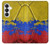 S3306 Colombia Flag Vintage Football Graphic Hülle Schutzhülle Taschen für Samsung Galaxy S26