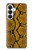 S3365 Yellow Python Skin Graphic Print Hülle Schutzhülle Taschen für Samsung Galaxy S26