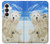 S3794 Arctic Polar Bear and Seal Paint Hülle Schutzhülle Taschen für Samsung Galaxy S26