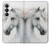 S4025 White Horse Painting Hülle Schutzhülle Taschen für Samsung Galaxy S26