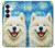 S4064 Smile Dog Van Gogh Starry Night Hülle Schutzhülle Taschen für Samsung Galaxy S26