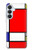 S0157 Composition Red Blue Yellow Hülle Schutzhülle Taschen für Samsung Galaxy S26 Plus