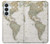 S0604 World Map Hülle Schutzhülle Taschen für Samsung Galaxy S26 Plus