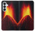 S0745 Volcano Lava Hülle Schutzhülle Taschen für Samsung Galaxy S26 Plus