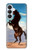 S0934 Wild Black Horse Hülle Schutzhülle Taschen für Samsung Galaxy S26 Plus