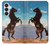S0934 Wild Black Horse Hülle Schutzhülle Taschen für Samsung Galaxy S26 Plus