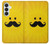 S1145 Yellow Mustache Sun Hülle Schutzhülle Taschen für Samsung Galaxy S26 Plus