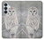S1566 Snowy Owl White Owl Hülle Schutzhülle Taschen für Samsung Galaxy S26 Plus