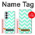 S1723 Mint Chevron Zigzag Hülle Schutzhülle Taschen für Samsung Galaxy S26 Plus
