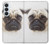 S1852 Pug Dog Hülle Schutzhülle Taschen für Samsung Galaxy S26 Plus
