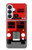 S2058 England British Double Decker Bus Hülle Schutzhülle Taschen für Samsung Galaxy S26 Plus