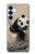S2210 Panda Fluffy Art Painting Hülle Schutzhülle Taschen für Samsung Galaxy S26 Plus