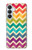 S2362 Rainbow Colorful Shavron Zig Zag Pattern Hülle Schutzhülle Taschen für Samsung Galaxy S26 Plus