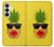 S2443 Funny Pineapple Sunglasses Kiss Hülle Schutzhülle Taschen für Samsung Galaxy S26 Plus