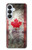 S2490 Canada Maple Leaf Flag Texture Hülle Schutzhülle Taschen für Samsung Galaxy S26 Plus