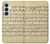 S2504 Vintage Music Sheet Hülle Schutzhülle Taschen für Samsung Galaxy S26 Plus