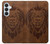S2529 Leo Zodiac Tattoo Brown Graphic Print Hülle Schutzhülle Taschen für Samsung Galaxy S26 Plus