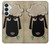 S2826 Cute Cartoon Unsleep Black Sheep Hülle Schutzhülle Taschen für Samsung Galaxy S26 Plus