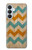 S3033 Vintage Wood Chevron Graphic Printed Hülle Schutzhülle Taschen für Samsung Galaxy S26 Plus
