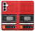 S3204 Red Cassette Recorder Graphic Hülle Schutzhülle Taschen für Samsung Galaxy S26 Plus