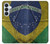 S3297 Brazil Flag Vintage Football Graphic Hülle Schutzhülle Taschen für Samsung Galaxy S26 Plus