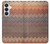 S3752 Zigzag Fabric Pattern Graphic Printed Hülle Schutzhülle Taschen für Samsung Galaxy S26 Plus