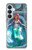 S3911 Cute Little Mermaid Aqua Spa Hülle Schutzhülle Taschen für Samsung Galaxy S26 Plus