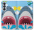 S3947 Shark Helicopter Cartoon Hülle Schutzhülle Taschen für Samsung Galaxy S26 Plus