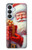 S4029 Xmas Smiling Santa Claus Gift Box Hülle Schutzhülle Taschen für Samsung Galaxy S26 Plus