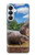 S4031 Baby Hippo Hippopotamus Family Hülle Schutzhülle Taschen für Samsung Galaxy S26 Plus