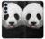 S4049 Cute Panda Stick Out Tongue Hülle Schutzhülle Taschen für Samsung Galaxy S26 Plus