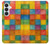 S4077 Water Color Painting Colorful Check Pattern Hülle Schutzhülle Taschen für Samsung Galaxy S26 Plus