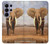 S0310 African Elephant Hülle Schutzhülle Taschen für Samsung Galaxy S26 Ultra