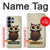 S0360 Coffee Owl Hülle Schutzhülle Taschen für Samsung Galaxy S26 Ultra