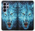 S0752 Blue Fire Grim Wolf Hülle Schutzhülle Taschen für Samsung Galaxy S26 Ultra