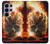 S0863 Hell Fire Skull Hülle Schutzhülle Taschen für Samsung Galaxy S26 Ultra