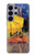 S0929 Van Gogh Cafe Terrace Hülle Schutzhülle Taschen für Samsung Galaxy S26 Ultra