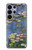 S0997 Claude Monet Water Lilies Hülle Schutzhülle Taschen für Samsung Galaxy S26 Ultra