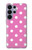 S2358 Pink Polka Dots Hülle Schutzhülle Taschen für Samsung Galaxy S26 Ultra