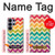 S2362 Rainbow Colorful Shavron Zig Zag Pattern Hülle Schutzhülle Taschen für Samsung Galaxy S26 Ultra