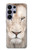 S2399 White Lion Face Hülle Schutzhülle Taschen für Samsung Galaxy S26 Ultra
