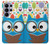 S2521 Cute Nerd Owl Cartoon Hülle Schutzhülle Taschen für Samsung Galaxy S26 Ultra