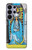 S2837 The High Priestess Vintage Tarot Card Hülle Schutzhülle Taschen für Samsung Galaxy S26 Ultra