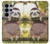 S3138 Cute Baby Sloth Paint Hülle Schutzhülle Taschen für Samsung Galaxy S26 Ultra