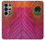 S3201 Pink Peacock Feather Hülle Schutzhülle Taschen für Samsung Galaxy S26 Ultra
