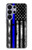 S3244 Thin Blue Line USA Hülle Schutzhülle Taschen für Samsung Galaxy S26 Ultra