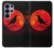 S3328 Crow Red Moon Hülle Schutzhülle Taschen für Samsung Galaxy S26 Ultra
