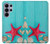 S3428 Aqua Wood Starfish Shell Hülle Schutzhülle Taschen für Samsung Galaxy S26 Ultra