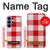 S3535 Red Gingham Hülle Schutzhülle Taschen für Samsung Galaxy S26 Ultra